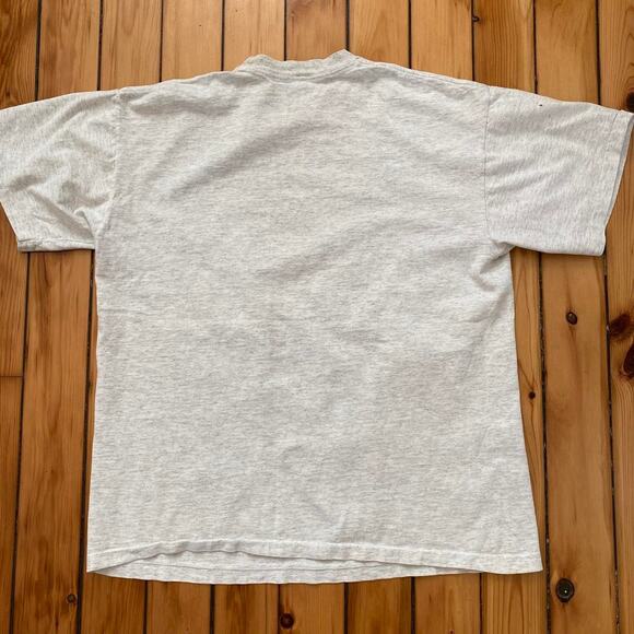 Vintage 1993 Taz Tazmanian Devil Looney Tunes Heart Graphic T-Shirt Size Large - Picture 4 of 5